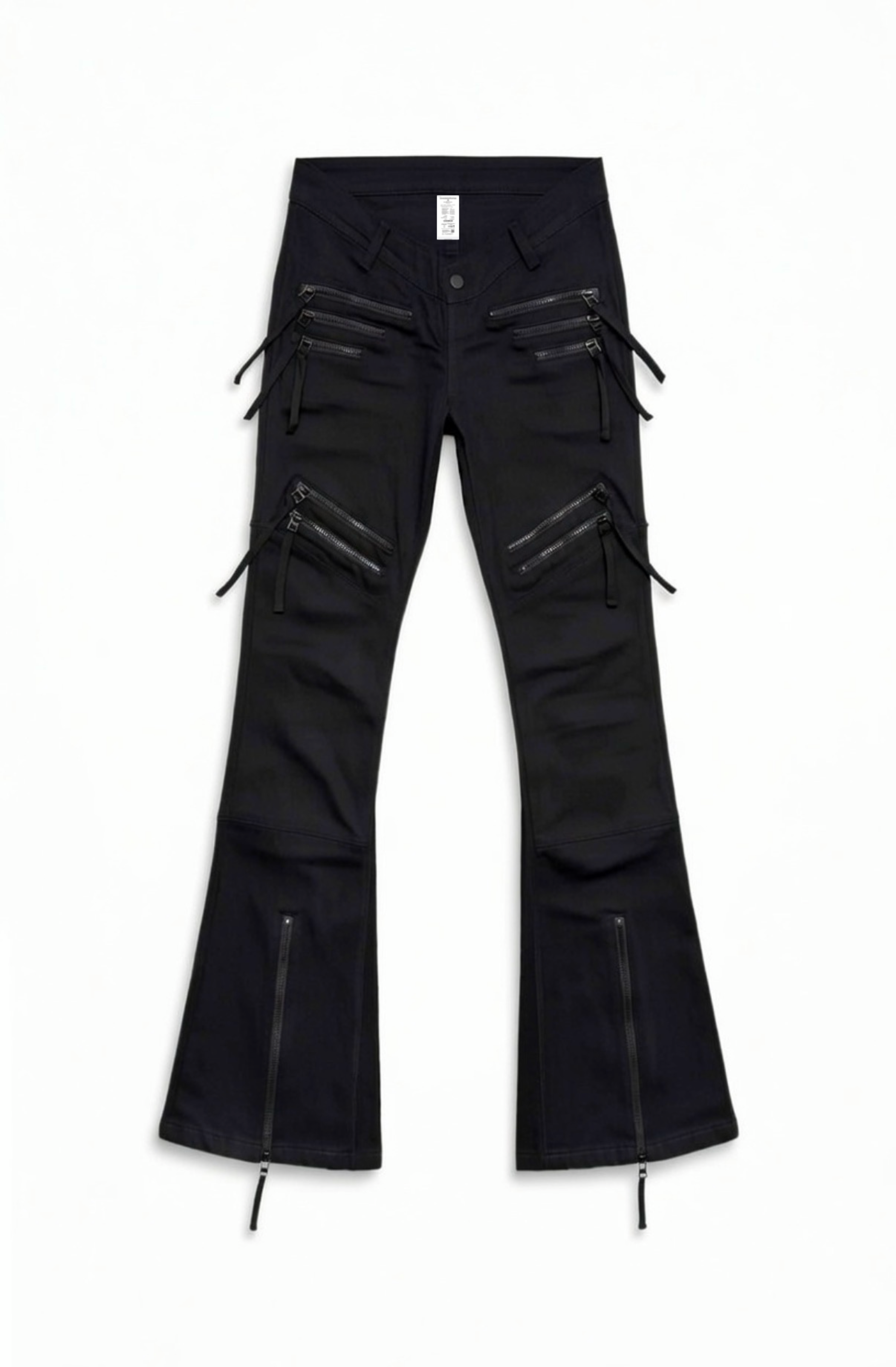 Slim Black Zipper Pants – Dylan Thomas