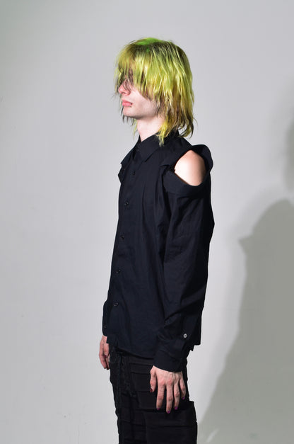 Black Cerberus Button Down Shirt