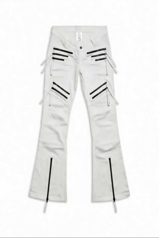 Slim Lux Zipper Pants
