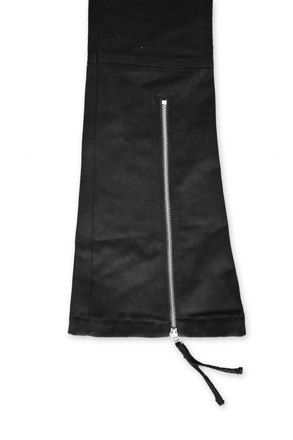 Slim Platinum Zipper Pants