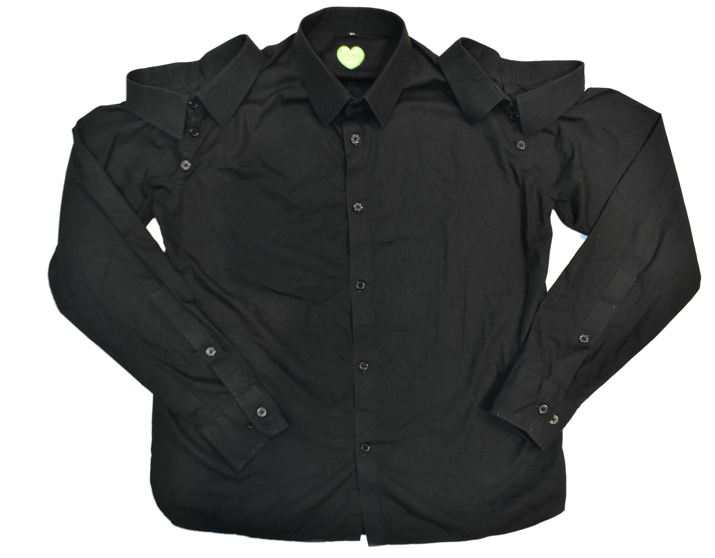 Black Cerberus Button Down Shirt